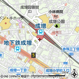 焼肉グルメ 296 ニクロー 成増南口店周辺の地図