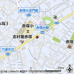 セブンイレブン板橋赤塚２丁目店周辺の地図