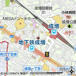 とり鉄成増店周辺の地図