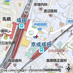 日高屋 成田東口店周辺の地図