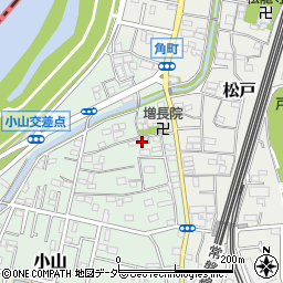 千葉県松戸市小山52周辺の地図