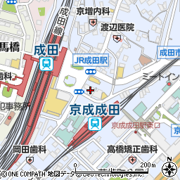 みずほ銀行成田支店 ＡＴＭ周辺の地図