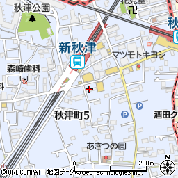 庄や 新秋津駅前店周辺の地図