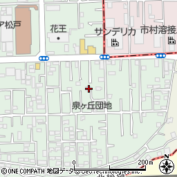 千葉県松戸市松飛台559-1周辺の地図