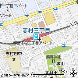 ファミリーマート志村三丁目駅前店周辺の地図