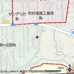 千葉県松戸市松飛台552-8周辺の地図