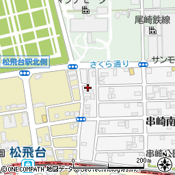 千葉県松戸市串崎南町3-8周辺の地図