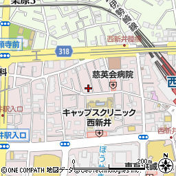 東京都足立区西新井栄町2丁目周辺の地図