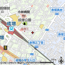 クリーニングたんぽぽ　成増北店周辺の地図