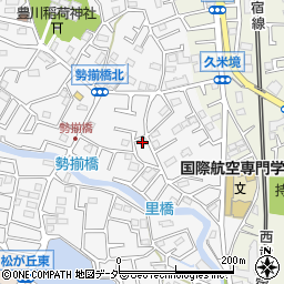 埼玉県所沢市久米326-1周辺の地図