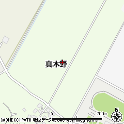 千葉県八千代市真木野周辺の地図