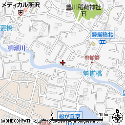 埼玉県所沢市久米1598-9周辺の地図