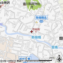 埼玉県所沢市久米1595-4周辺の地図