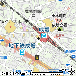 ファミリーマート成増駅南店周辺の地図