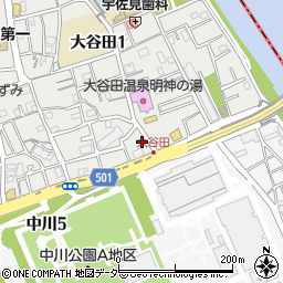 石神生花店造園部周辺の地図