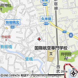 埼玉県所沢市久米359-34周辺の地図