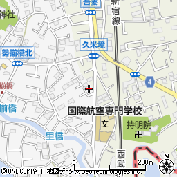 埼玉県所沢市久米359-24周辺の地図