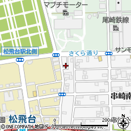 千葉県松戸市串崎南町2-6周辺の地図
