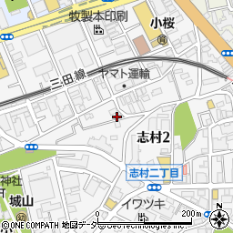島田製本第２工場周辺の地図