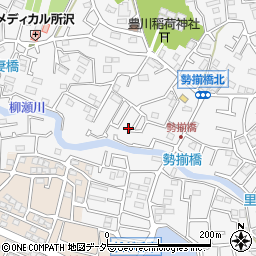 埼玉県所沢市久米1599-7周辺の地図