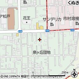 千葉県松戸市松飛台539-5周辺の地図