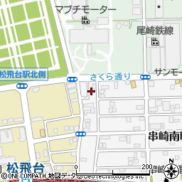 千葉県松戸市串崎南町2-10周辺の地図