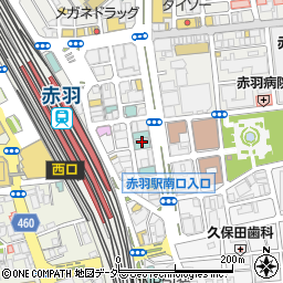 大地の恵 東京赤羽周辺の地図