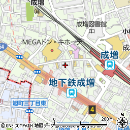 牛角 成増店周辺の地図