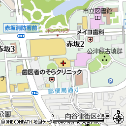 セリアボンベルタ成田店周辺の地図