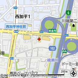 オートバックス加平インター店周辺の地図