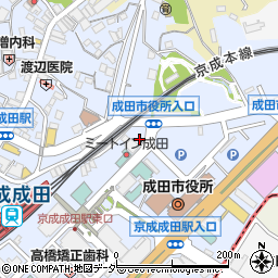 ニッポンレンタカー成田駅前営業所周辺の地図