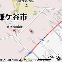鎌ケ谷市　社会福祉センター周辺の地図