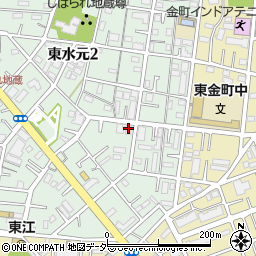 竹石ハイツ１号館周辺の地図