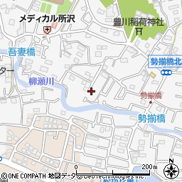 埼玉県所沢市久米1606-6周辺の地図