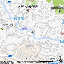 埼玉県所沢市久米1651-2周辺の地図
