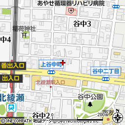 カラオケＢａｎＢａｎ北綾瀬店周辺の地図