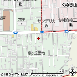 千葉県松戸市松飛台540-8周辺の地図