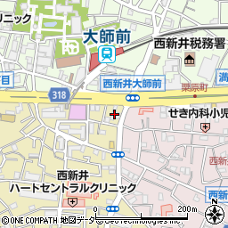 三井住友銀行西新井支店周辺の地図