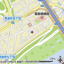 株式会社丸升商店　金町倉庫周辺の地図