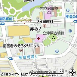 成田市役所　赤坂ふれあいセンター周辺の地図