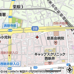 産経新聞西新井専売店周辺の地図