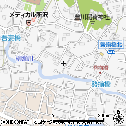 埼玉県所沢市久米1606-10周辺の地図