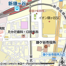 東横ＩＮＮ千葉新鎌ヶ谷駅前立体駐車場周辺の地図