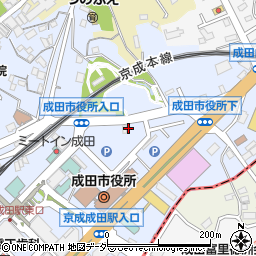 韓国民団成田支部周辺の地図