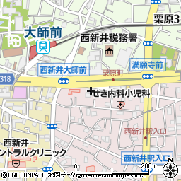 カワサキ　プラザ東京足立周辺の地図