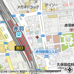 炭家 赤羽駅前店周辺の地図