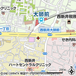 Ｒａｆｆｉｓｔａｒ大師前イースト周辺の地図