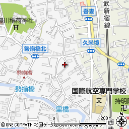埼玉県所沢市久米363-3周辺の地図