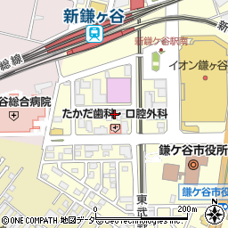 新鎌スカイタワー周辺の地図