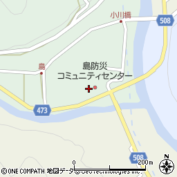 長野県木曽郡上松町島周辺の地図